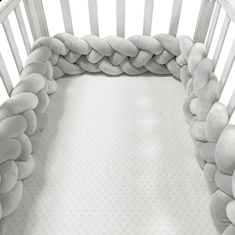 Tours de lit bebe tressé