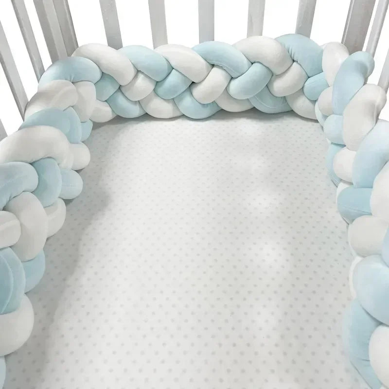 tour de lit bébé tressé