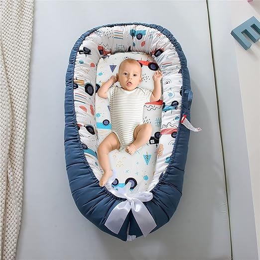 Berceau Bébé - NidPortableBébé™ - Voiture Bleue - Ania Shop