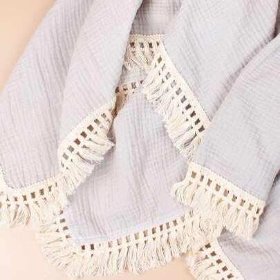 Couverture Bebe - BabyBlanketâą - Gris - Ania Shop