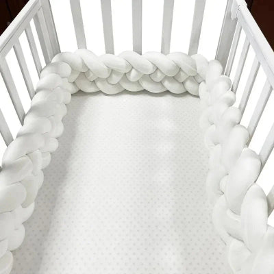 Tours de lit bebe tressé