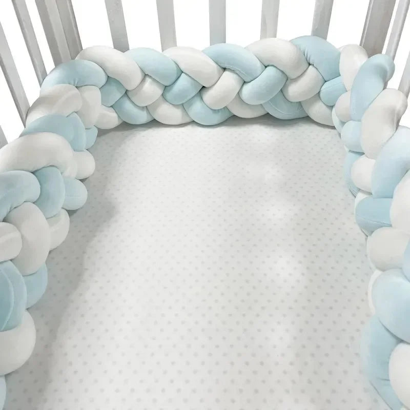 Tours de lit bebe tressé