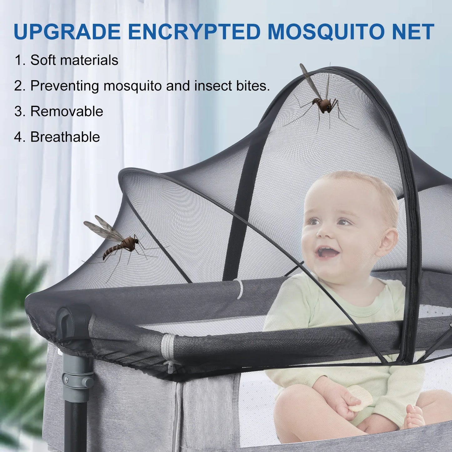 Moustiquaire pour lit bébé