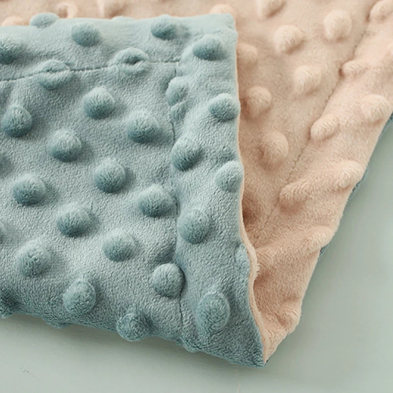 Couverture Bébé - BabyBlanket™ - Bleu et Beige