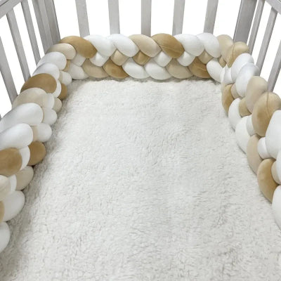 Tours de lit bebe tressé