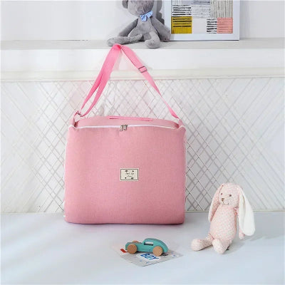 berceau bébé rose portable